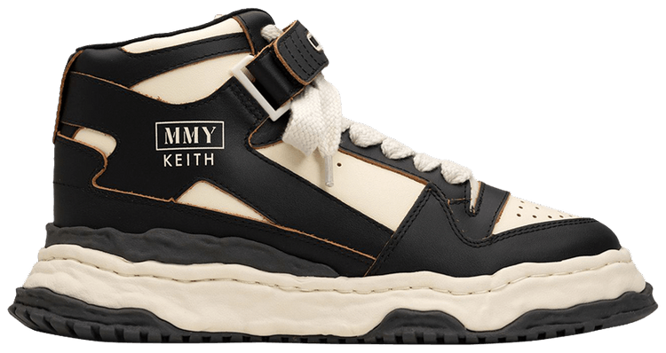 Maison Mihara Yasuhiro Keith OG Sole Leather High Black White