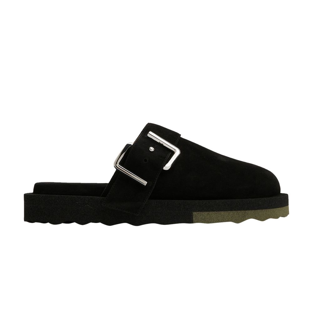 Pre-owned Off-white Sponge Clog 'black Khaki' | Men's Size 41