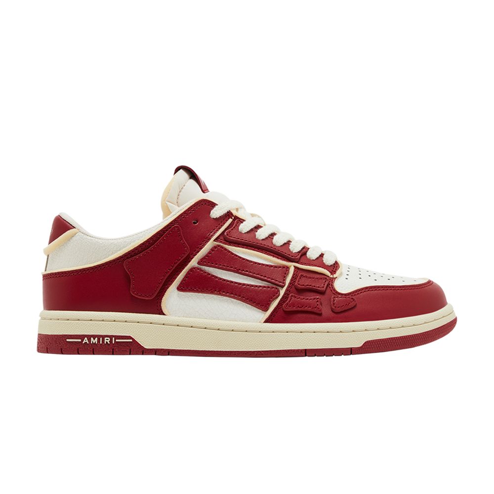 Amiri Amiri Skel Top Low 'Collegiate - Red White' | Men's Size 46