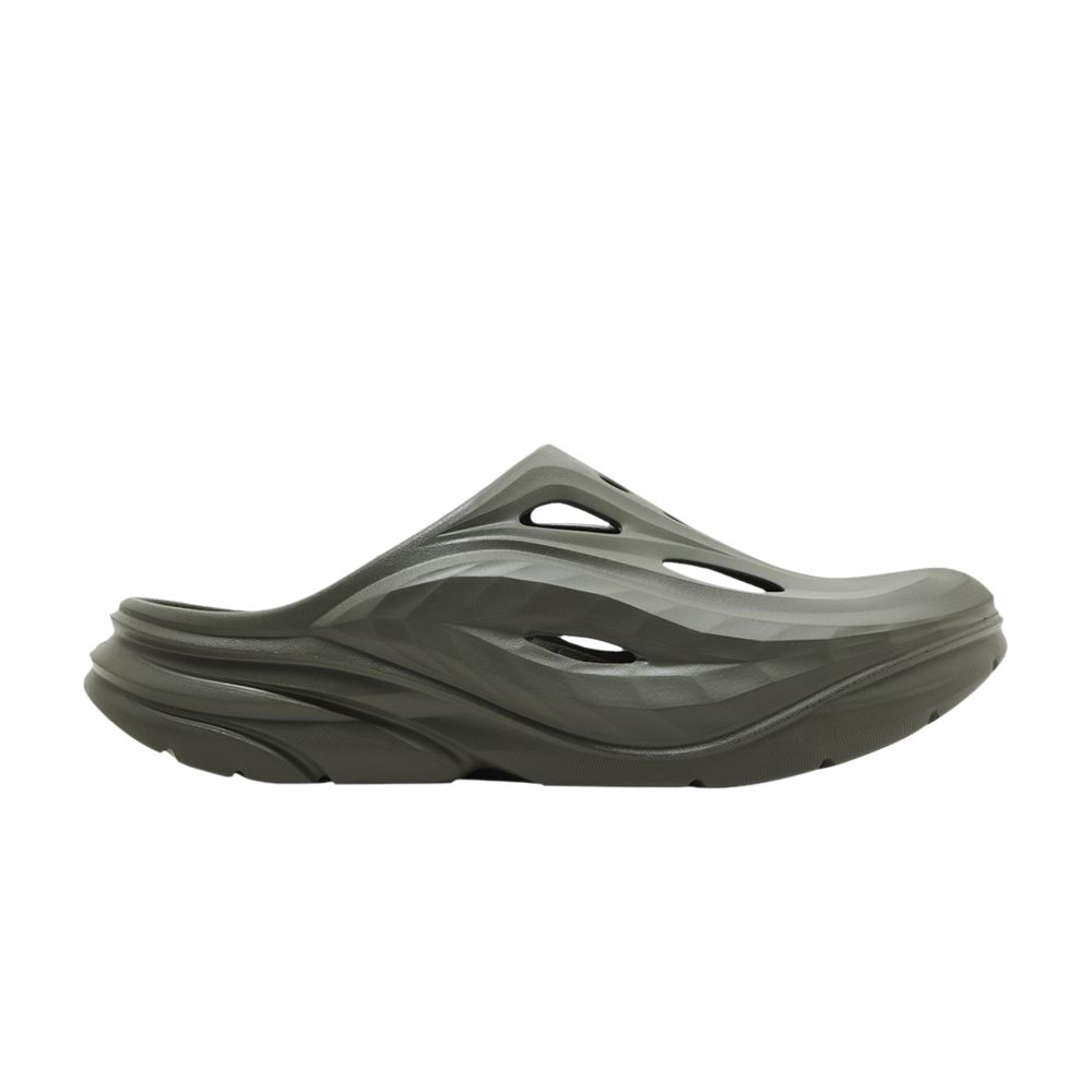 Pre-owned Hoka Ora Recovery Mule 'slate' In Grey