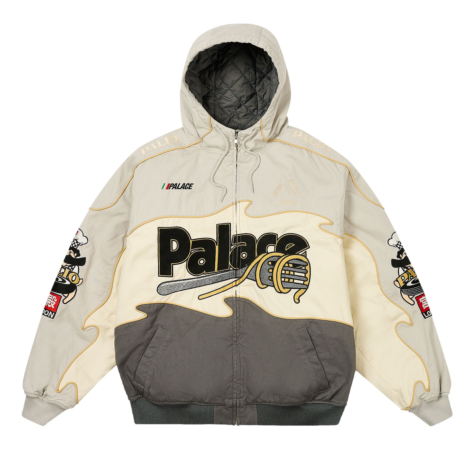 Palace Pasta Jacket 'Concrete Grey' | Men's Size L