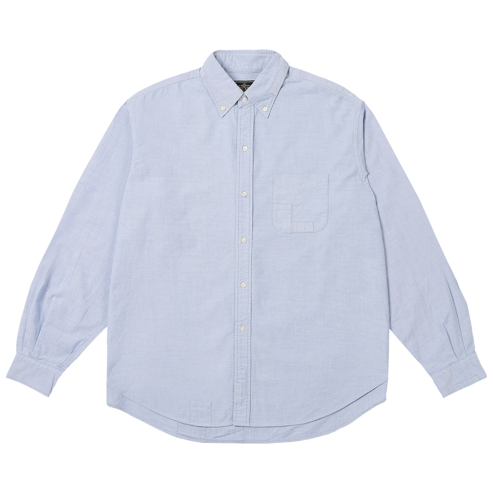 Pre-owned Palace X Beams Plus Oxford Button Down Shirt 'blue' | Men's Size Xl