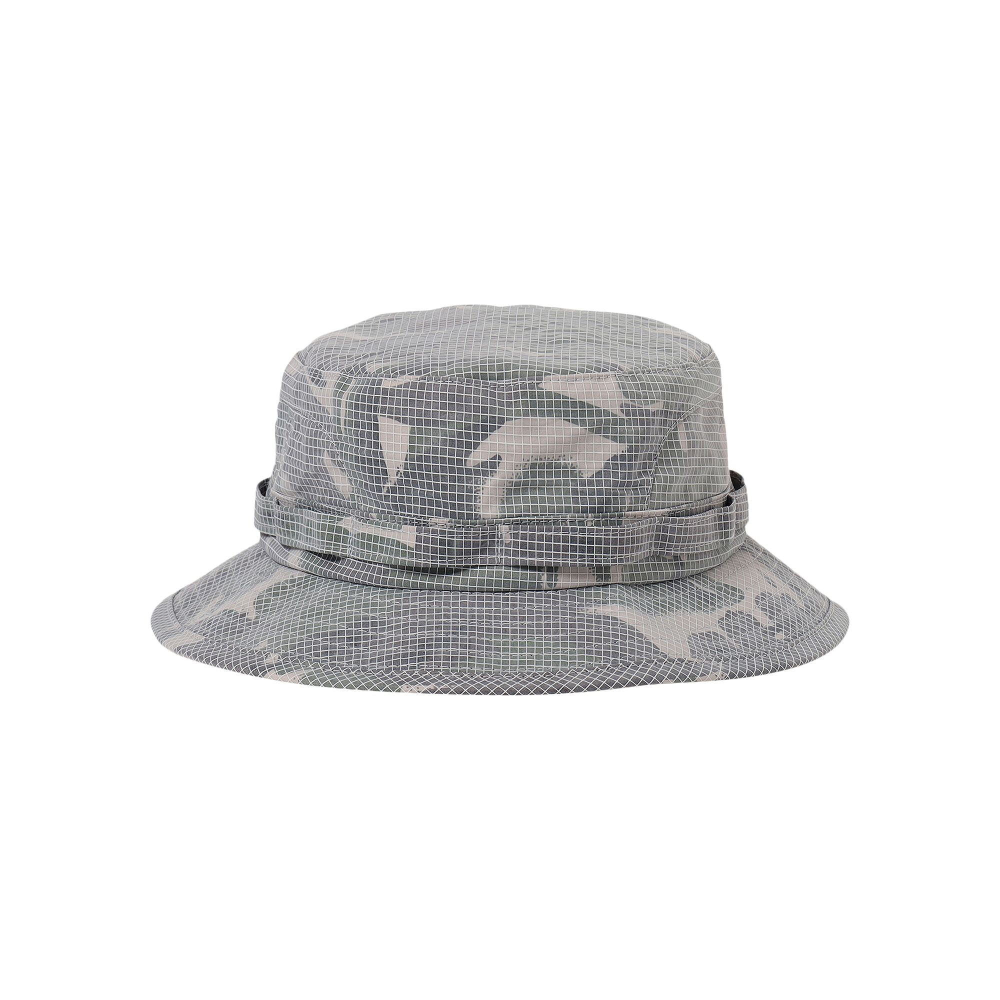 Pre-owned Palace X Beams Plus Bucket Hat 'camo' In Multi