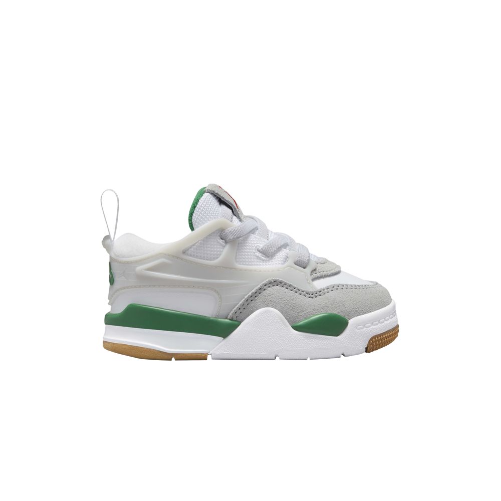 Pre-owned Air Jordan 4 Rm Td 'pine Green' | White | Infant Size 9