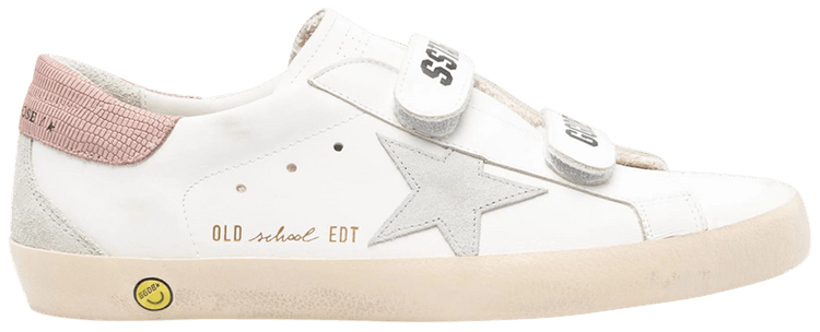 Golden Goose Old School Kids White Ice Antique Pink