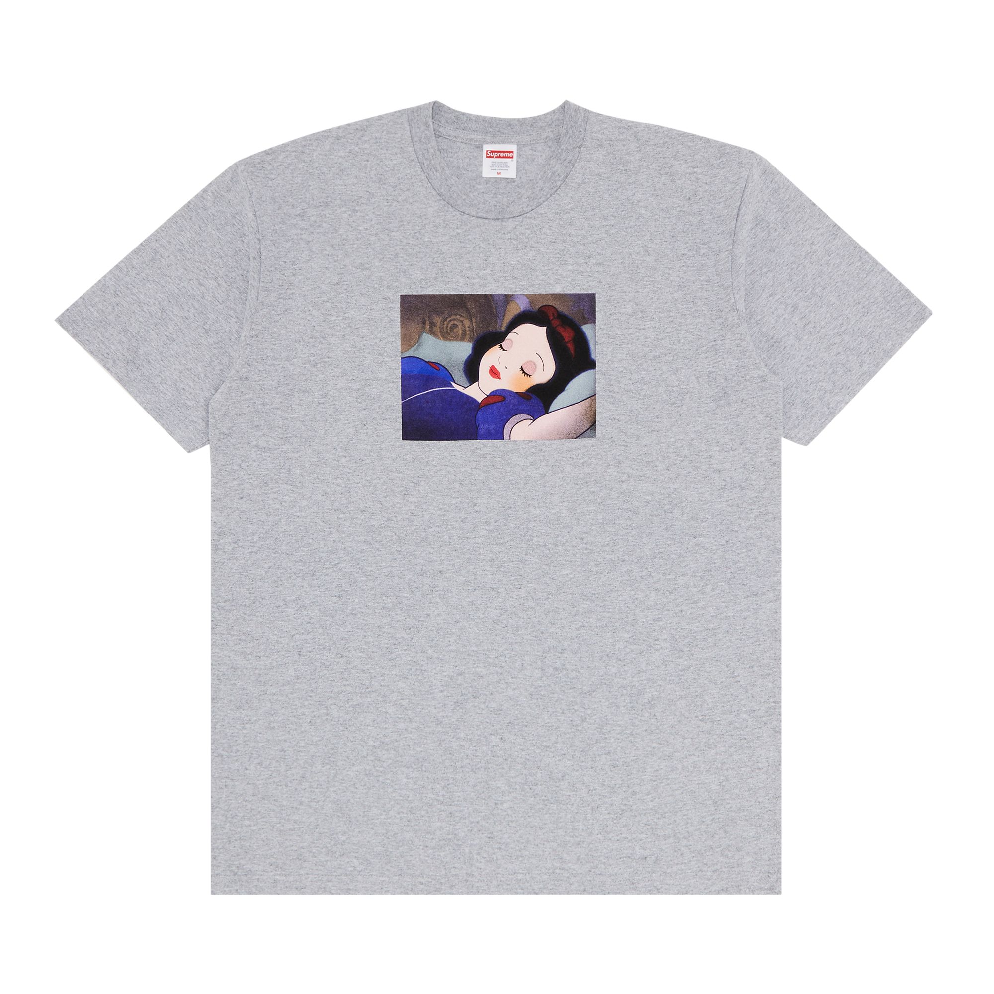 Supreme Snow White Tee 'Heather Grey' | Men's Size L