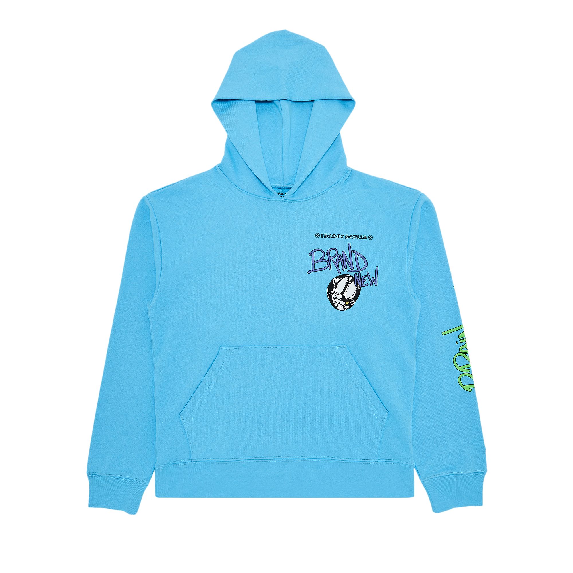 Chrome Hearts Matty Boy Brain Hoodie 'Blue' | Men's Size S