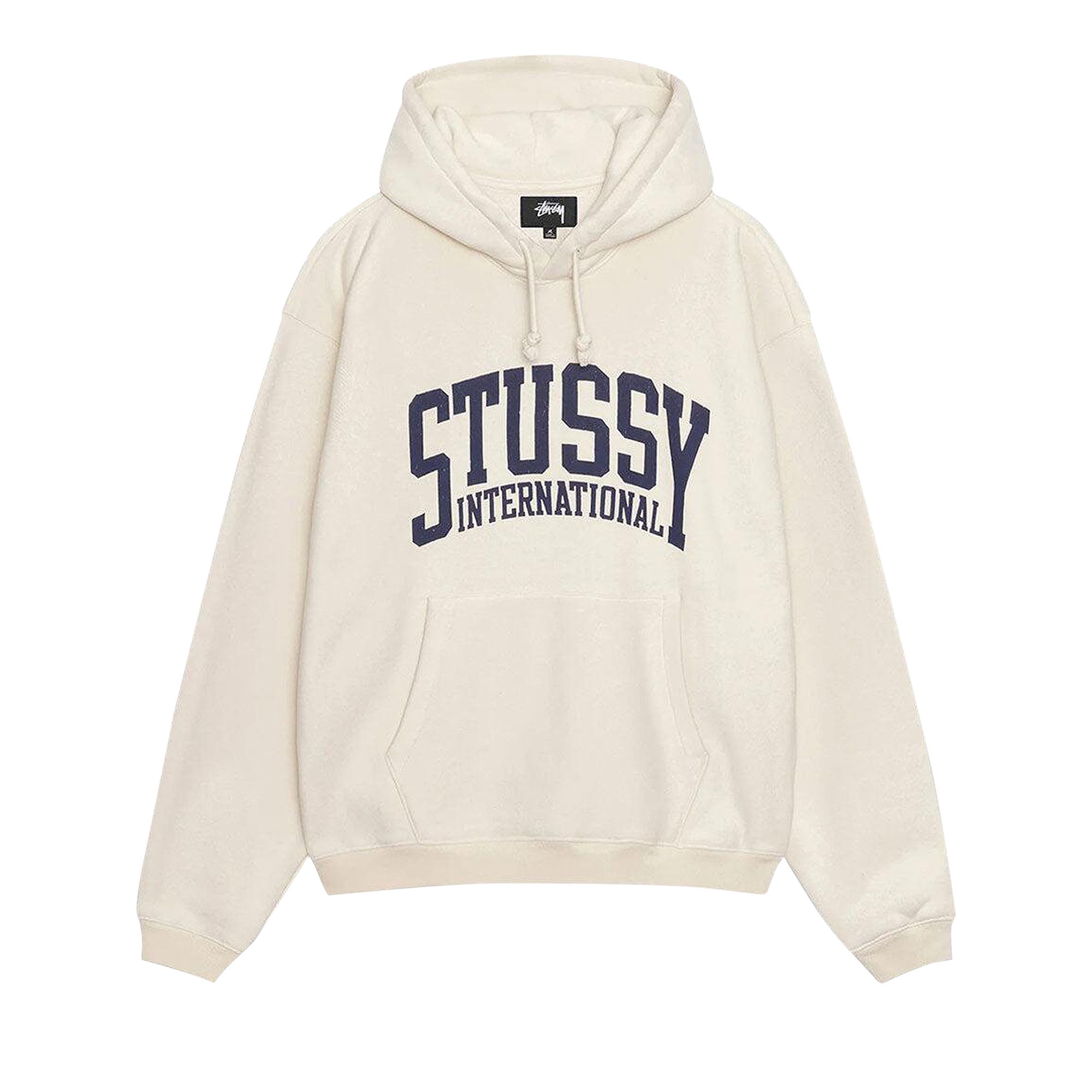 Stussy Relaxed International Hoodie 'Ivory' | Cream | Men's Size L
