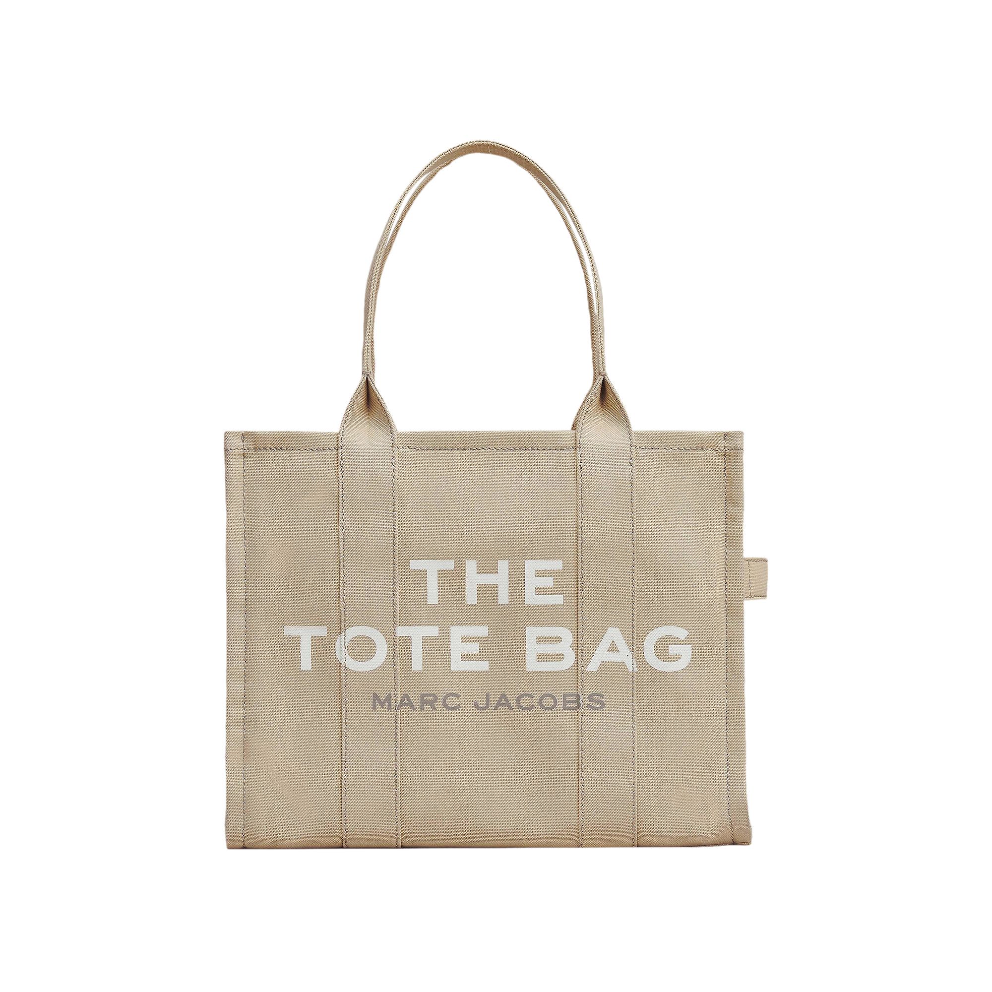 Pre-owned Marc Jacobs The Large Tote Bag 'beige' In Tan