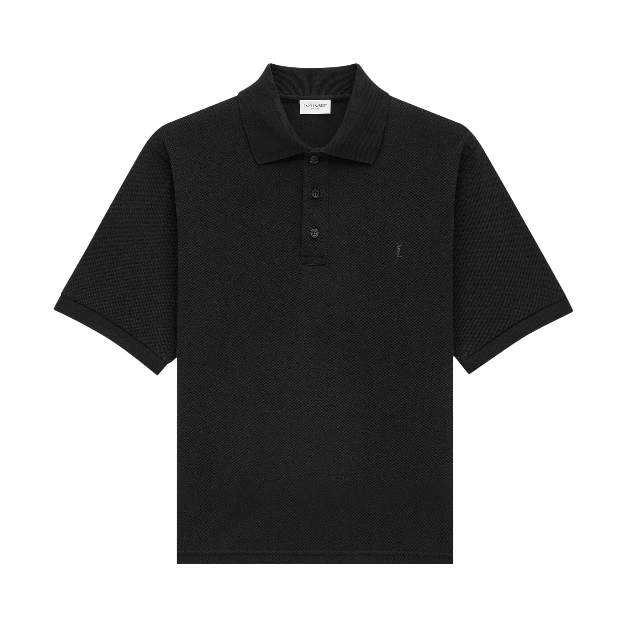 Saint Laurent Polo Shirt 'Black' | Men's Size L