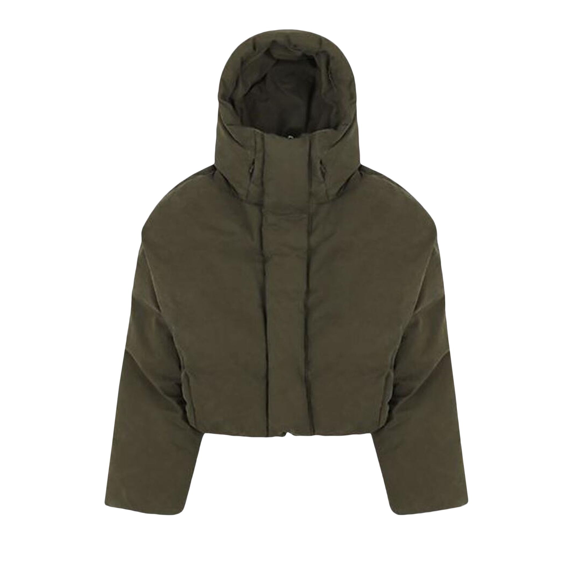 Pre-owned Entire Studios Mml Hooded Puffer Jacket 'hunter' | Brown | Men's Size Xl