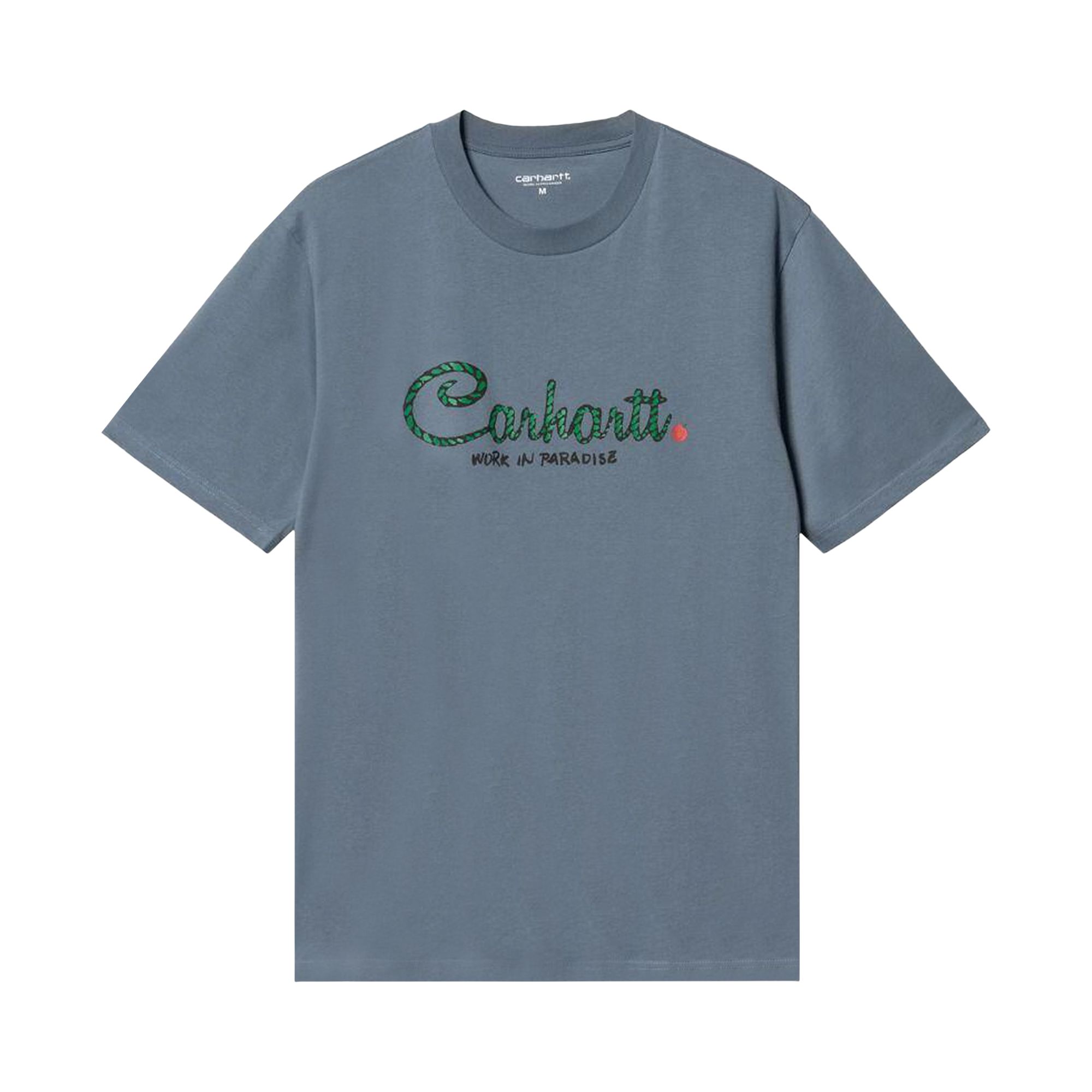 Carhartt WIP Paradise Script T-Shirt 'Positano' | Blue | Men's Size L