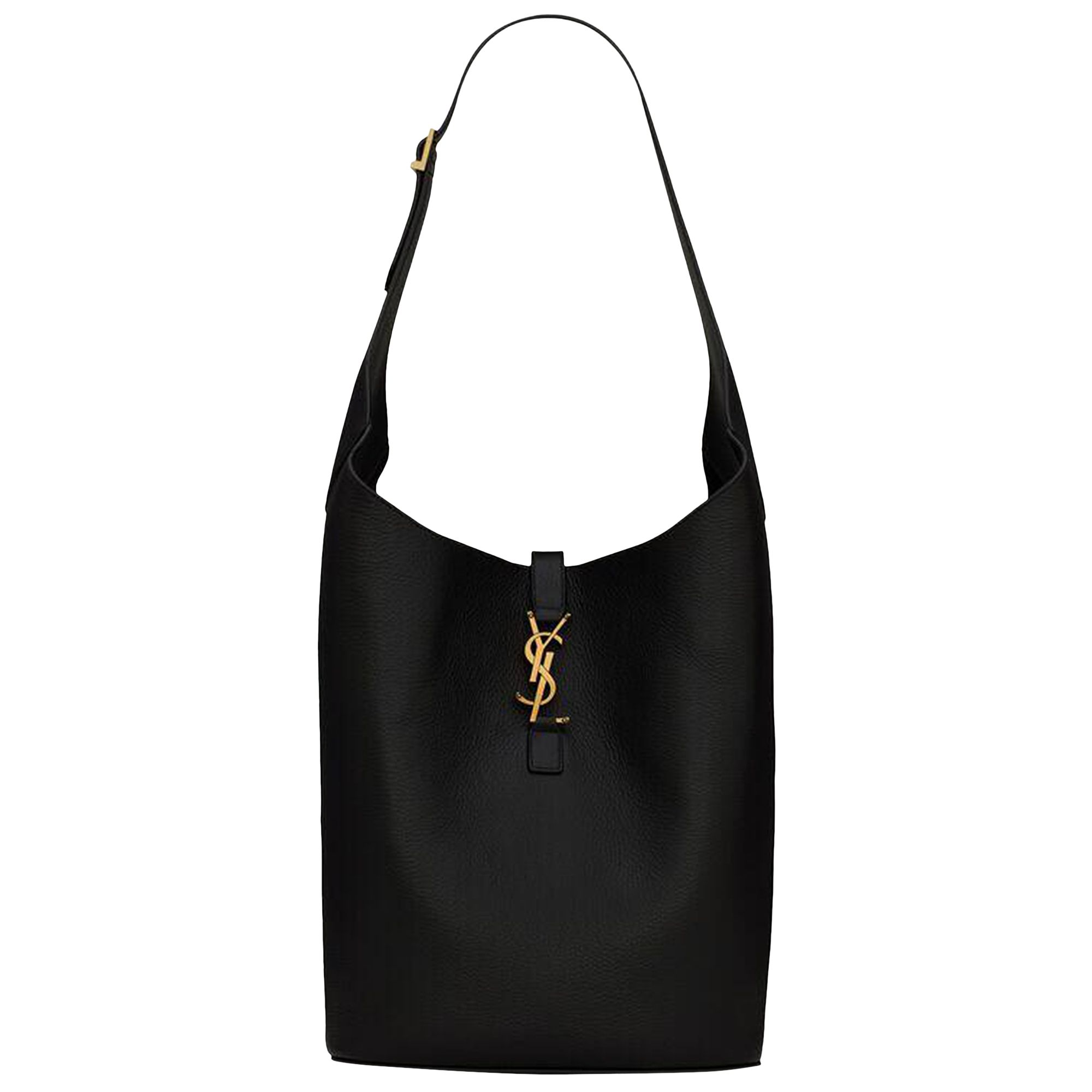 Pre-owned Saint Laurent Le 5 Á 7 Hobo Bag 'black' | Women's Size Onesize