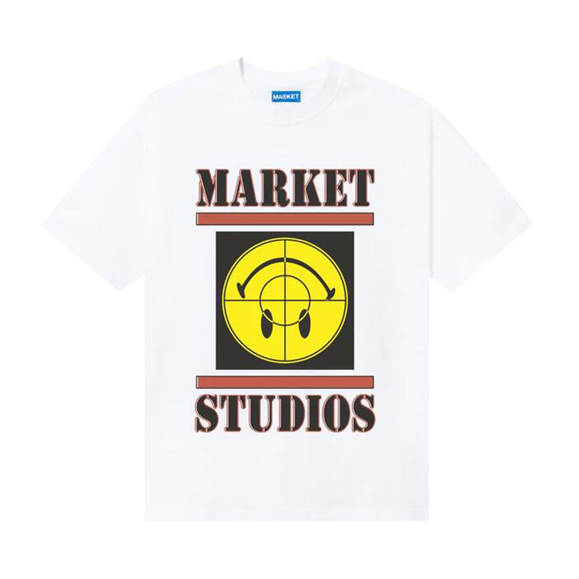 Market Smiley Focus T-Shirt 'White' | Men's Size S