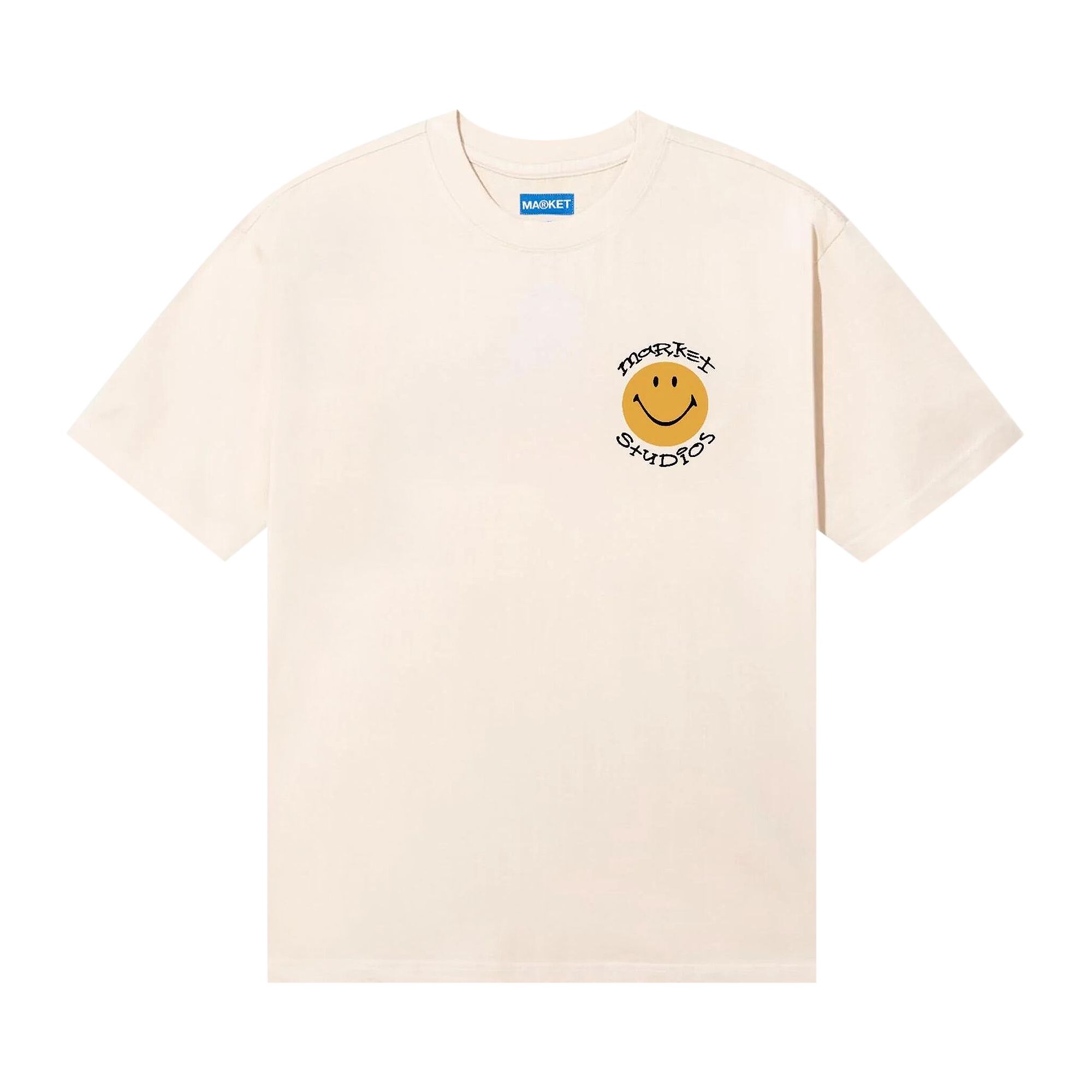 Market Smiley Arc T-Shirt 'Ecru' | Cream | Men's Size L