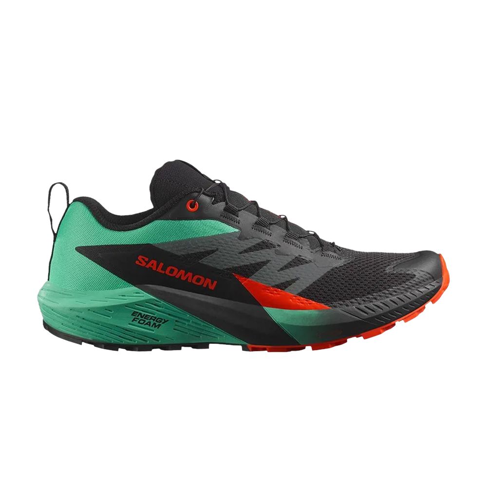 Salomon Sense Ride 5 'Black Bay Cherry Tomato' | Men's Size 8.5 - L47698200