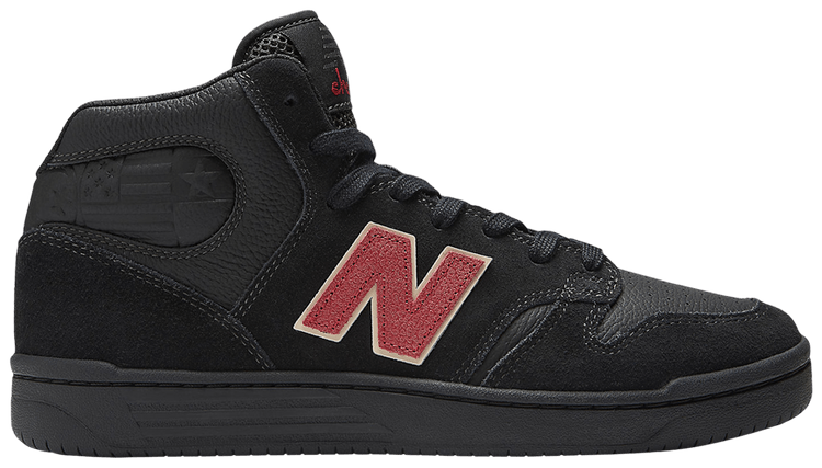 Chocolate Skateboards x New Balance Numeric 480 High Black Red