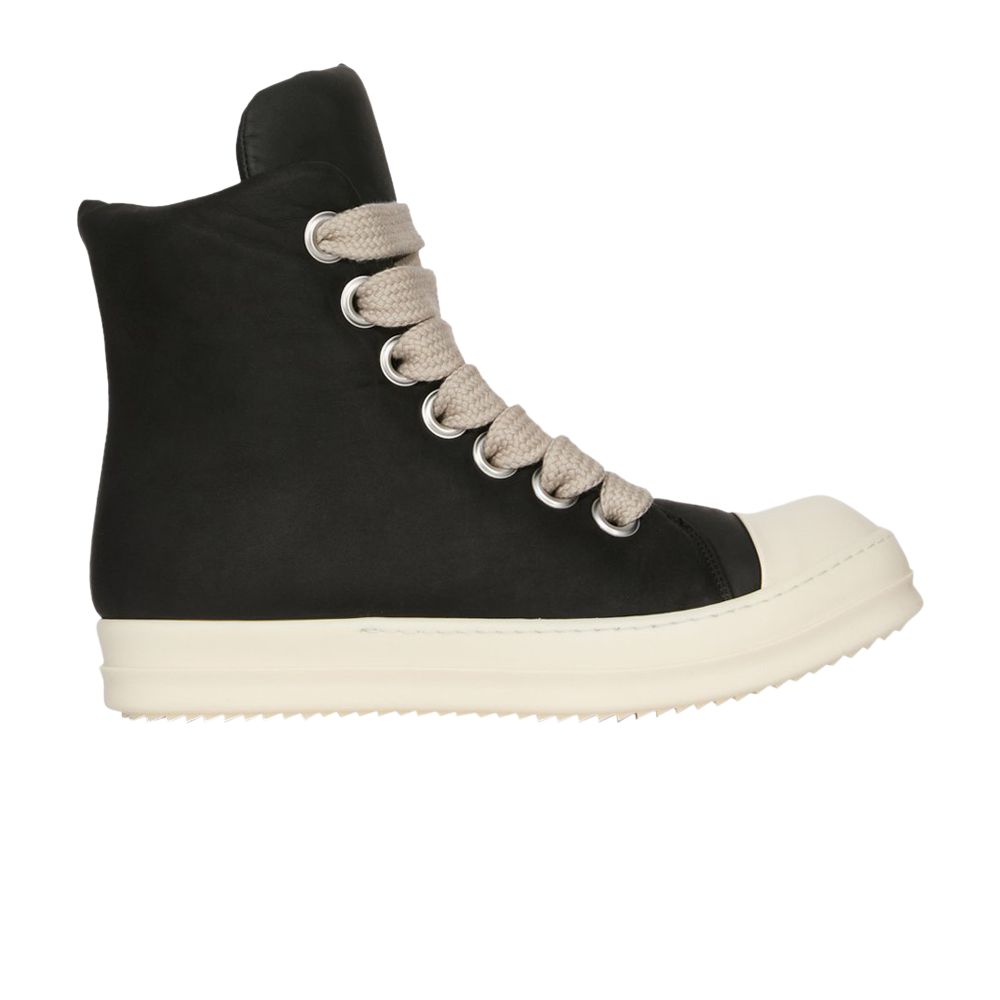 Rick Owens Rick Owens Porterville Jumbo Laced Padded High 'Black Milk' | Men's Size 44