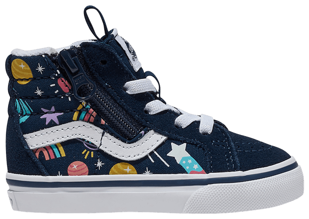 Buy Vans Sk8-Hi Reissue Side Zip Toddler 'Galaxy Navy