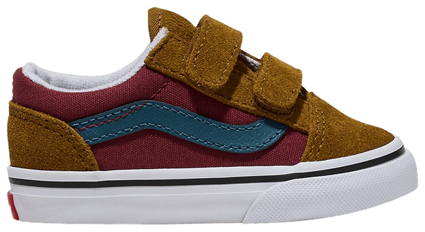 Vans Old Skool V Toddler Brown Red