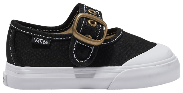 Vans Mary Jane Toddler Black White