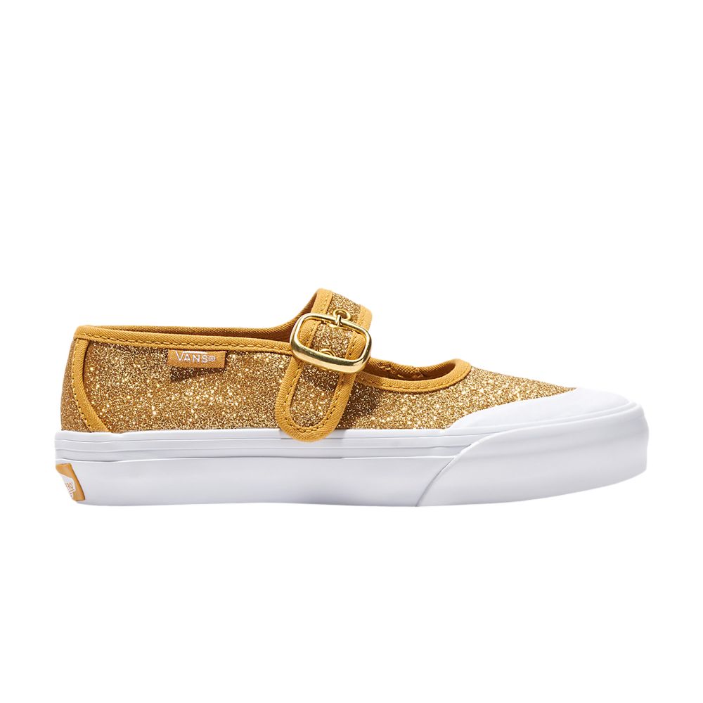 Vans Mary Jane Kids 'Glitter - Champagne Gold Yellow' | Kid's Size 12.5