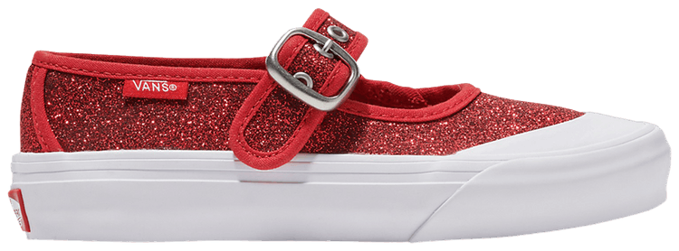 Vans Mary Jane Kids Glitter   Red