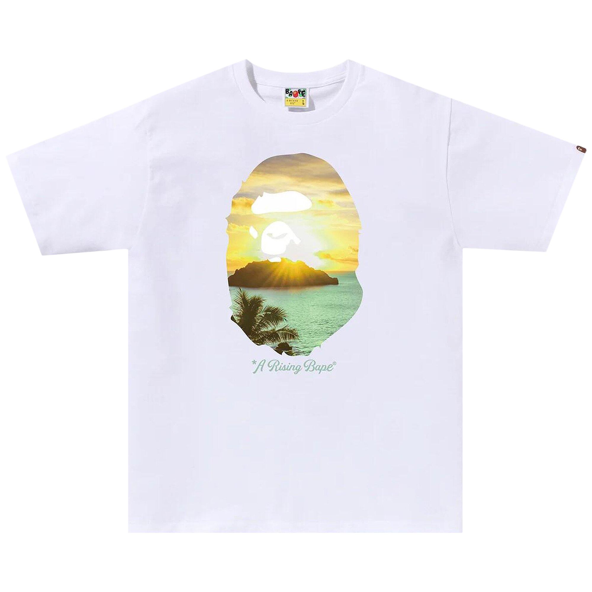 BAPE A Rising Bape Photo Tee 'White' | Men's Size S