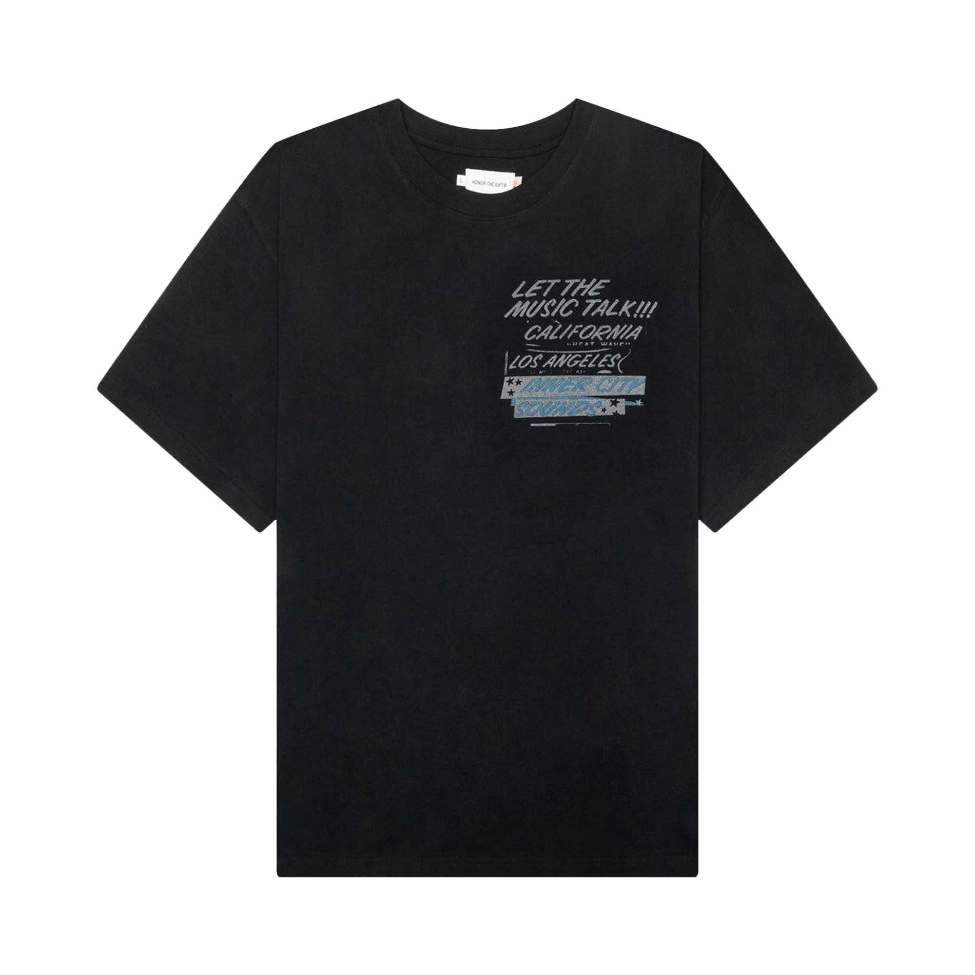 Pre-owned Honor The Gift Music Language T-shirt 'black' | Men's Size Xxl