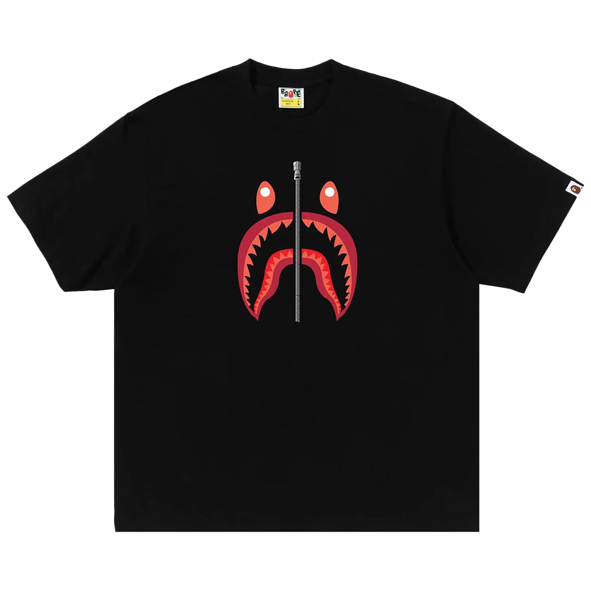 BAPE Shark Tee Korea 'Black' | Men's Size L