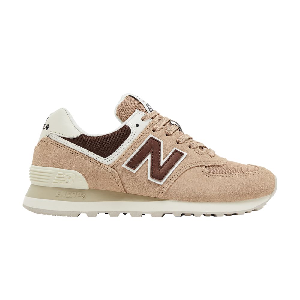 Pre-owned New Balance Wmns 574 'flat Taupe Rich Oak'