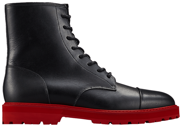 Onitsuka Tiger Lace Up Boot Black Classic Red