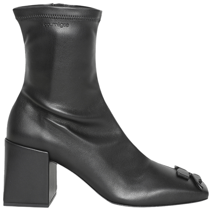 Courreges Wmns Heritage PU Ankle Boot Black