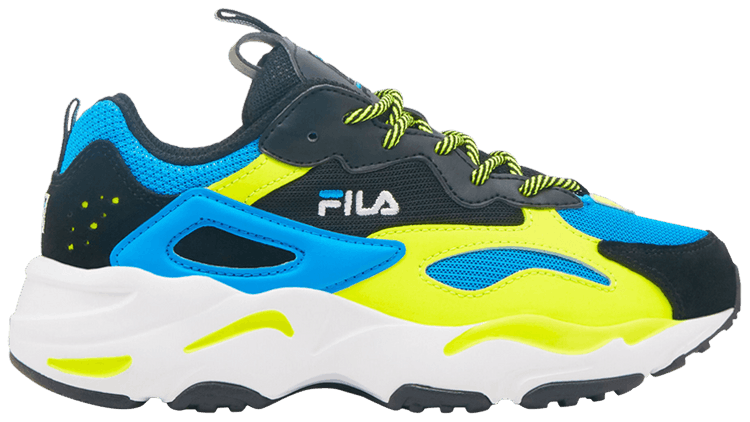 Fila Ray Tracer Big Kid Electric Blue Safety Yellow
