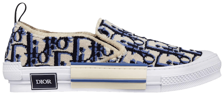 Size 4.0 Dior B23 Slip-On 'Dior Oblique Tapestry - Blue'