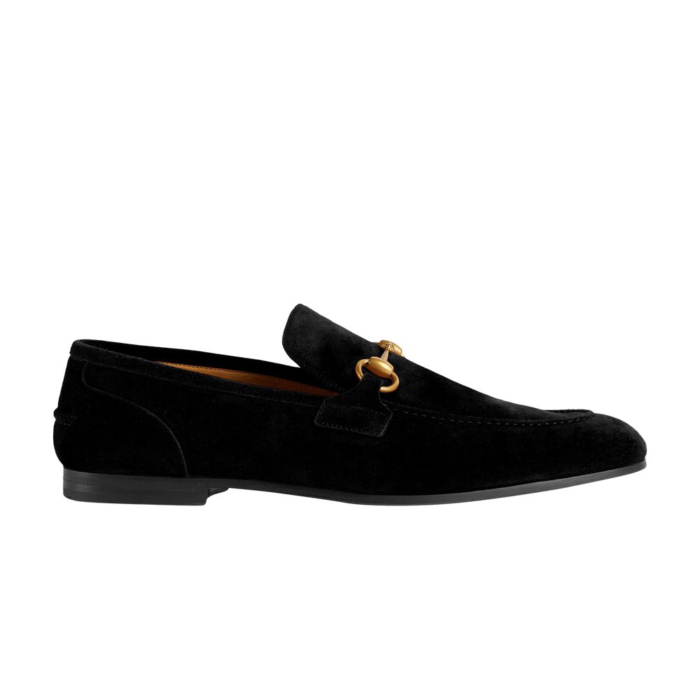 Gucci Jordaan Loafer 'Black Suede' - 406994-CH000-1000