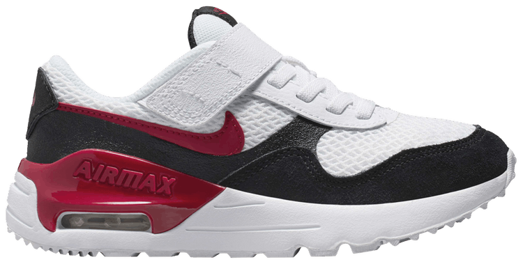 Nike Air Max SYSTM PS White Black Gym Red