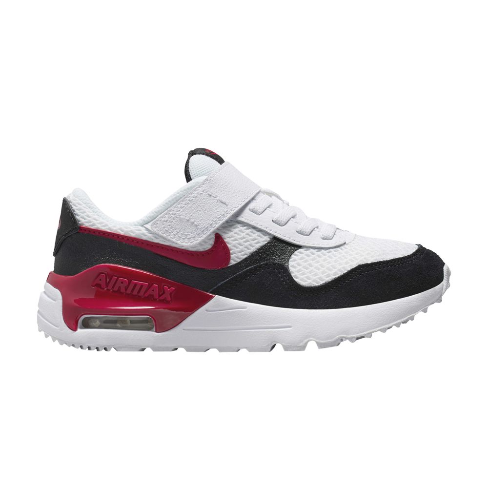 Pre-owned Nike Air Max Systm Ps 'white Black Gym Red' | Kid's Size 11.5