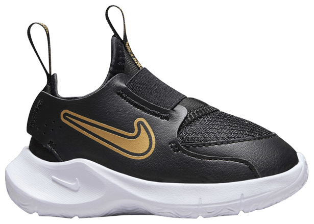 Nike Flex Runner 3 TD Black Metallic Gold
