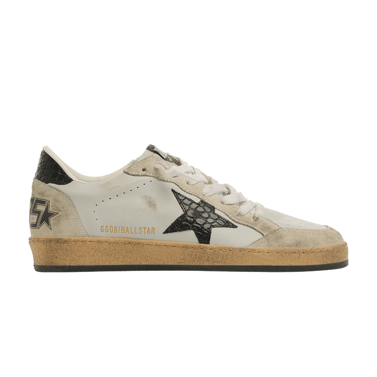 Size 10.0 Golden Goose Ball Star 'Grey Ice Black'