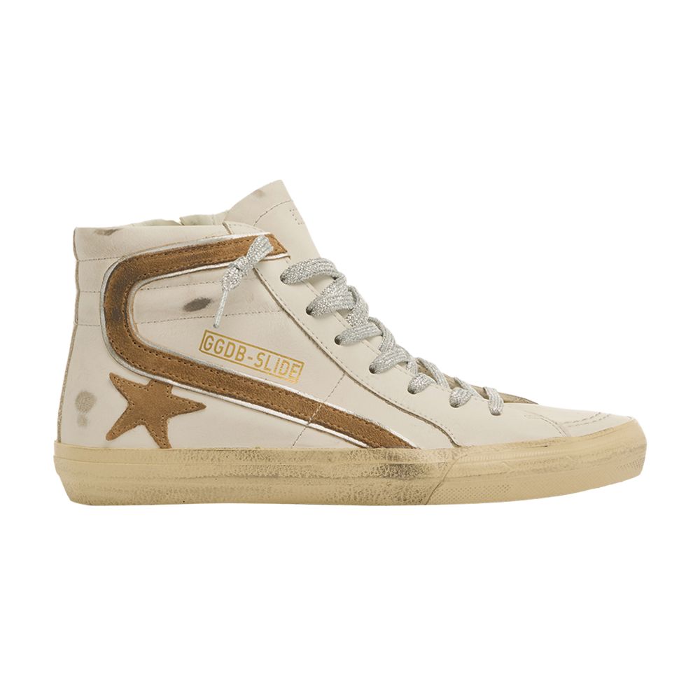 Pre-owned Golden Goose Wmns Slide Sneaker 'white Tobacco' | Women's Size 38