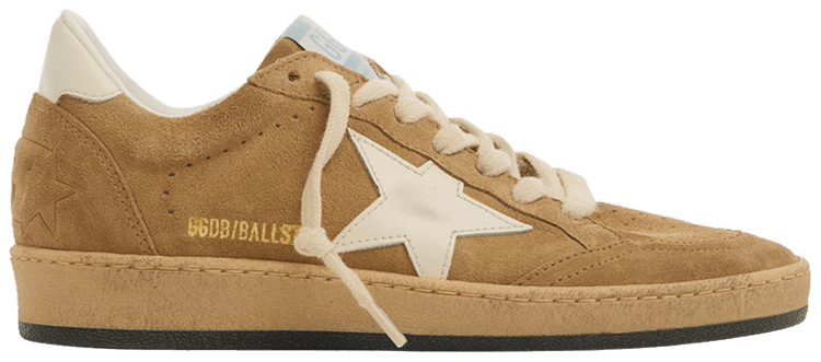 靴 GOLDEN  BALL STAR TABACCO/WHITE Buy Golden Goose Wmns Ball Star 'Tobacco White' - GWF00117 F006143