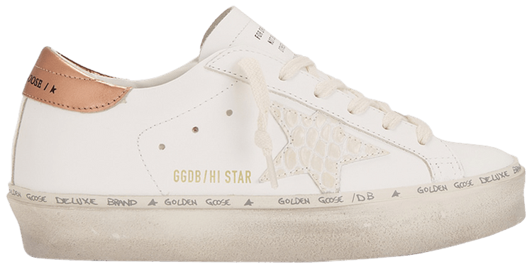 Golden Goose Wmns Hi Star White Butter Bronze