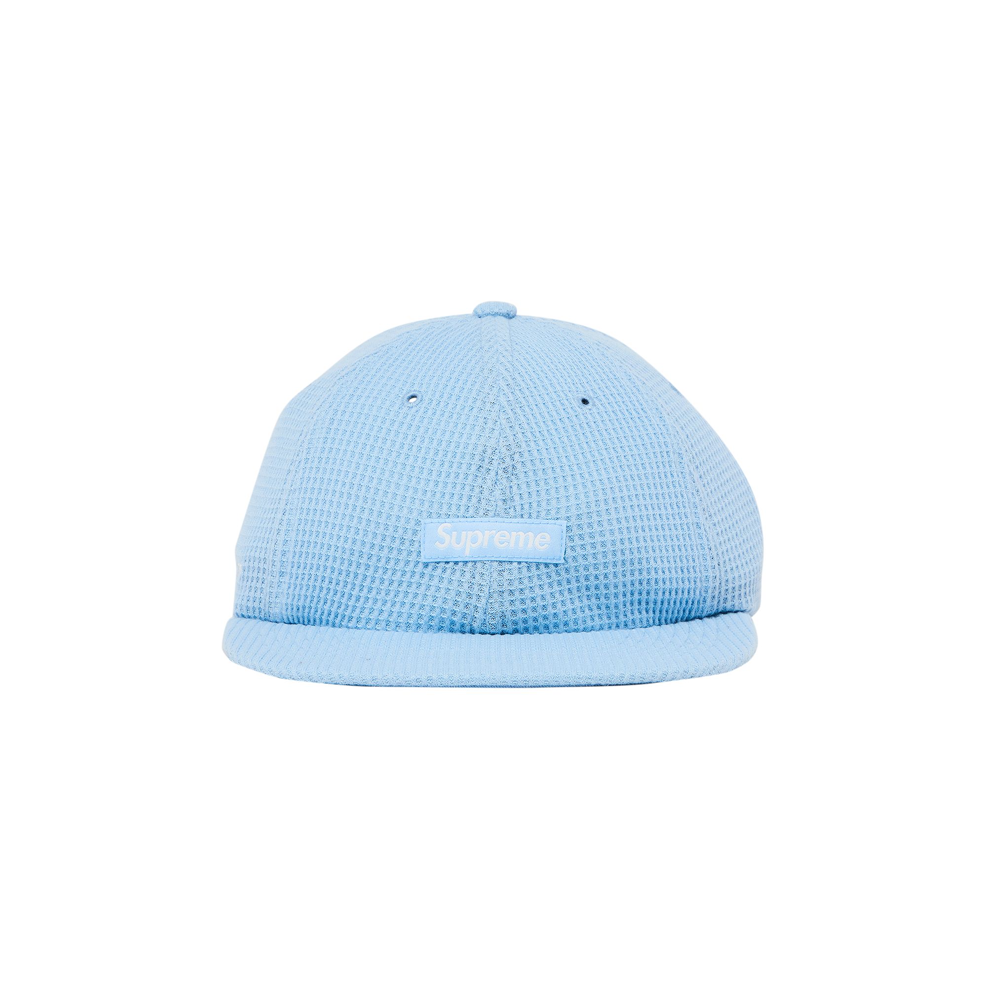 Supreme Polartec Waffle Small Box 6-Panel 'Light Blue' | Men's Size Onesize