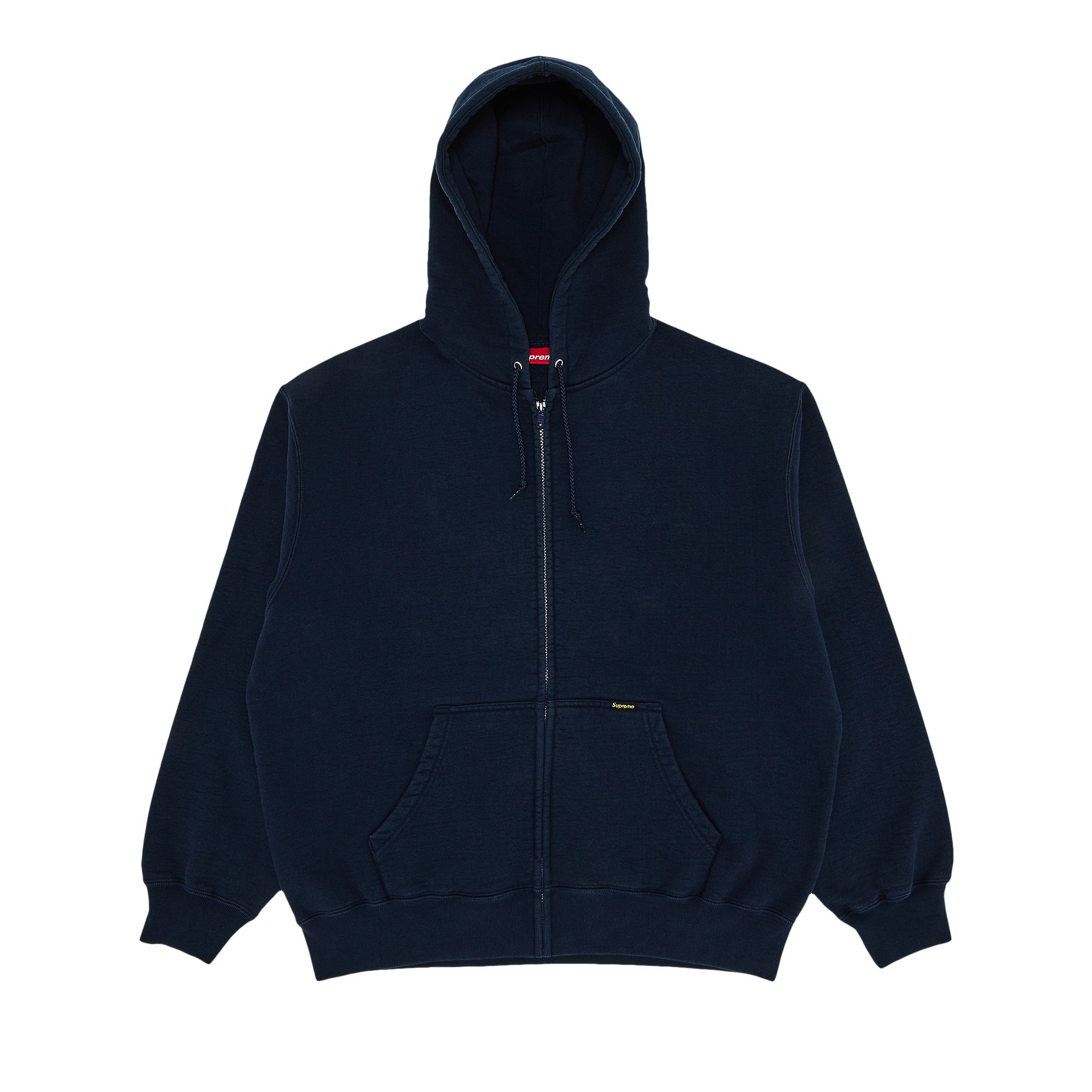 Supreme Work Zip Up Hooded Sweatshirt 'Navy' | Blue | Men's Size L