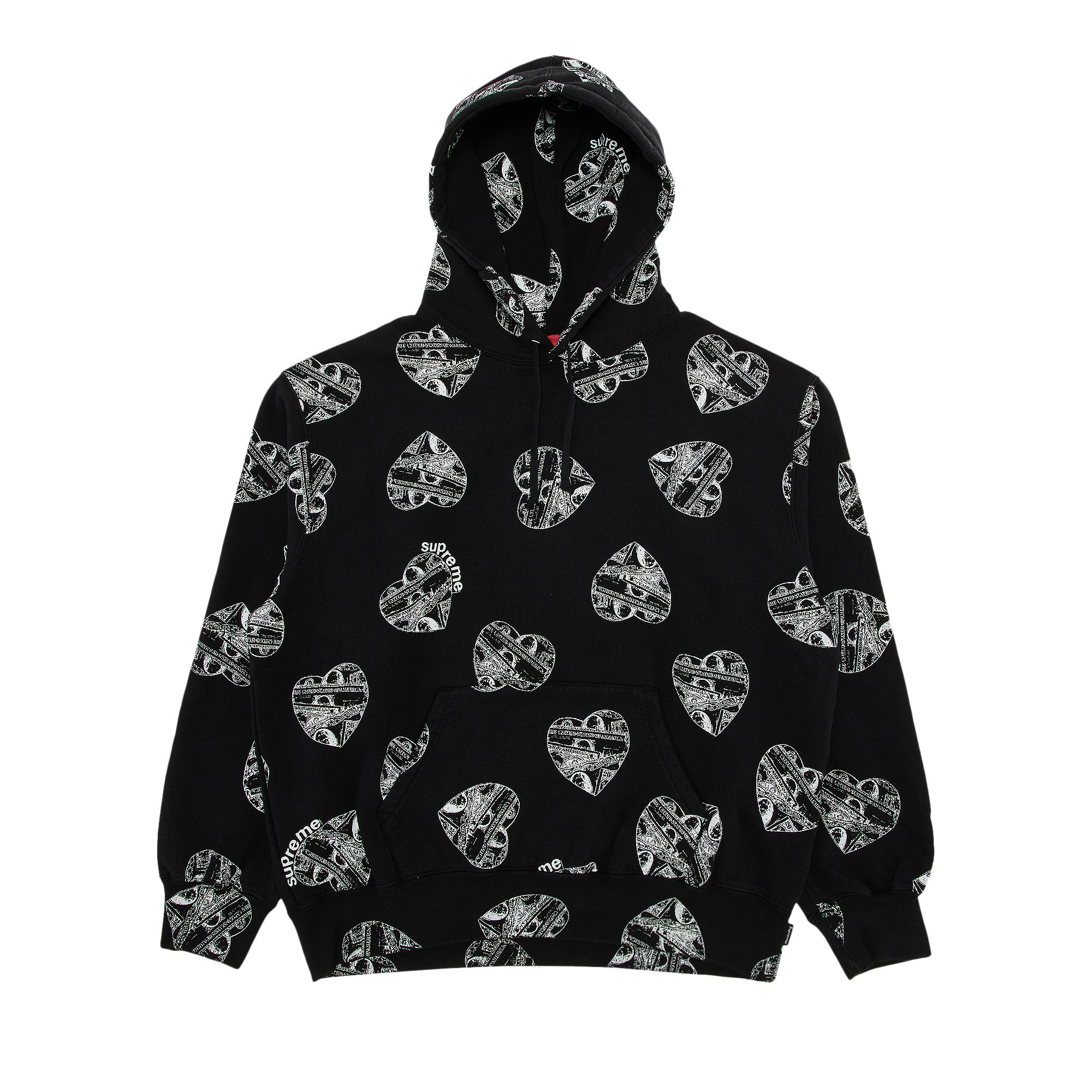 Supreme Love Cash Hooded Sweatshirt 'Black' | Men's Size M