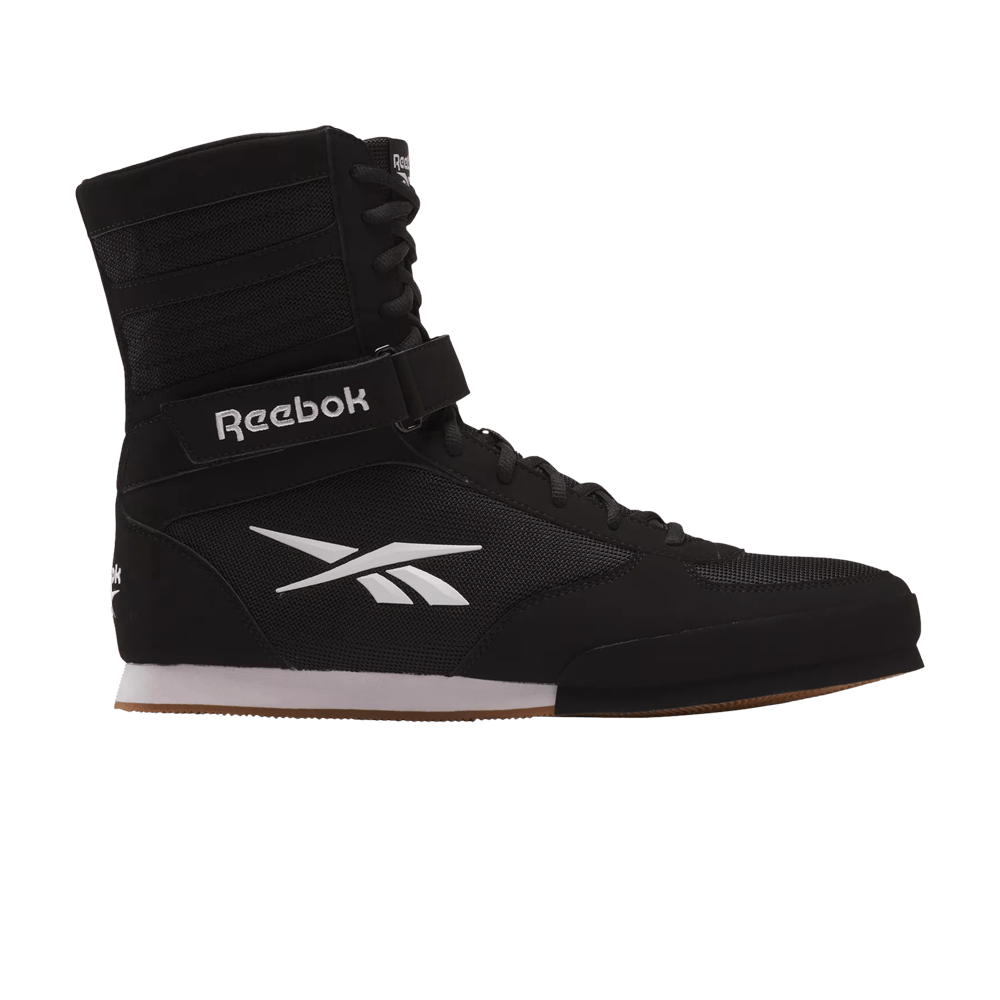 White and gold reebok boxing shoes cheap