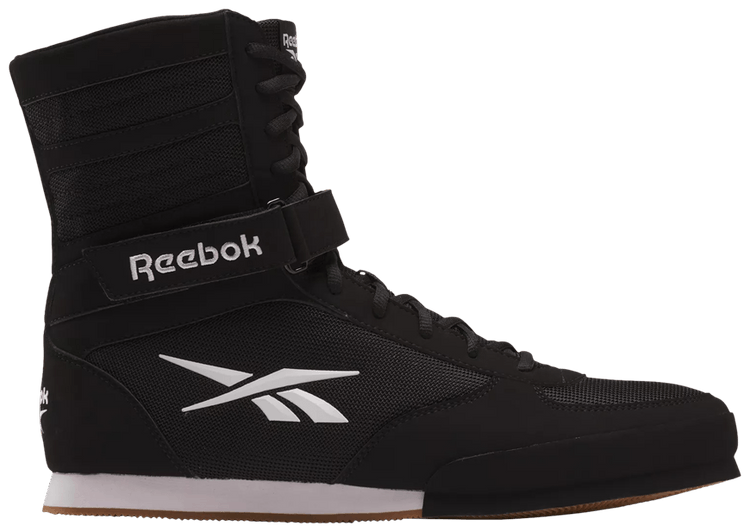 Reebok boxing shoes white and black discount