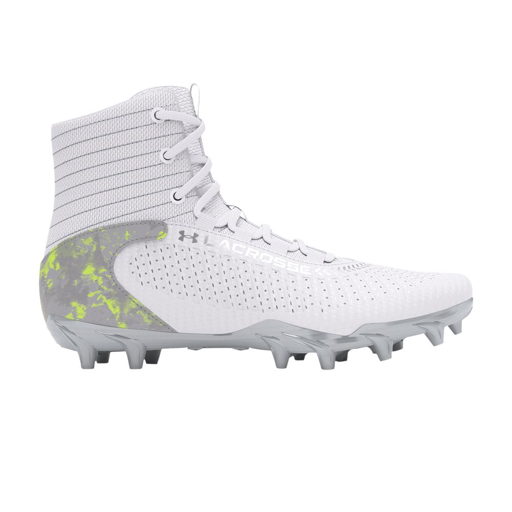 Pre-owned Under Armour Highlight 2 Mc Jr 'white Metallic Silver' | Grey | Kid's Size 6