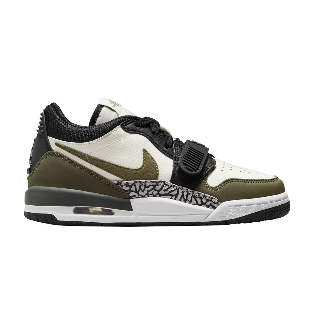 Pre-owned Air Jordan Jordan Legacy 312 Low Gs 'medium Olive' | White | Kid's Size 4.5